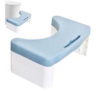 Tabouret de Toilette Physiologique - Marche Pied WC pour Adulte - Petit Banc Repose Pied pour Adopter la Position Squatty Anti