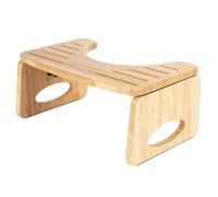 Tabouret de toilette pliable | Petit marchepied accroupi | Tabouret de salle de bain peu encombrant Tabouret pliable pour salle de bain Tabouret de toilette en bois