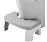 Tabouret de Toilette Squat Adulte, Tabouret de Toilette 6, 7 Haut Caca Robuste en Plastique PP Salle Bain antidérapant marchepied pour Caca, Marche