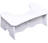 Tabouret de toilette Tabouret marchepied Aide à la toilette Chaise WC Maintien de la toilette 47 * 27.5 * 17.5 cm