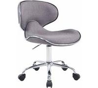 Tabouret de travail Las Vegas V2 en tissu , Gris Gris G