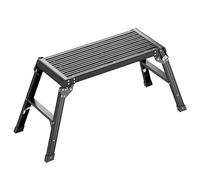 Tabouret de travail pliable en aluminium, échafaudage portable robuste pour extérieur, pique-nique, escalade, travail et utilisation à la maison