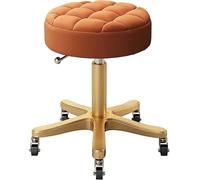 Tabouret de travail robuste avec hauteur réglable, design pivotant en cuir synthétique, capacité de charge de 200 kg pour salon et coiffure