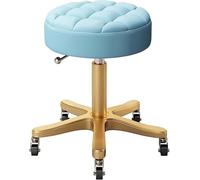 Tabouret de travail robuste avec hauteur réglable, design pivotant en cuir synthétique, capacité de charge de 200 kg pour salon et coiffure