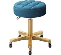Tabouret de travail robuste avec hauteur réglable, design pivotant en cuir synthétique, capacité de charge de 200 kg pour salon et coiffure
