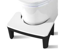 Tabouret de WC Physiologique, Marche Pied Toilette Dépoussiéré et antidérapant, Repose Pied Toilette Pliablepour Aider à soulager la Constipation Adulte et Enfant