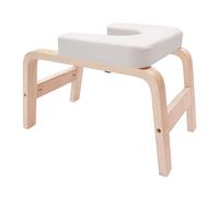 Tabouret de yoga en bois massif - Multifonctionnel - Chaise de méditation autoportante - Charge maximale : 200 kg - Banc d'inversion avec siège en éponge - Pour débutants - Équipement pour la maison