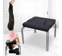 Tabouret de yoga en polyuréthane et tube en acier, capacité de charge d'environ 200 kg, montage amovible, chaise de yoga pliable pour banc de méditation, support planche, yoga 43 x 42 x 37 cm
