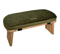 Tabouret de Yoga Ergonomique en Bois Zen Power, Yoga Accessoires, Banc Musculation et Prière pour Les Moments Spirituels, Confortable et Rembourré