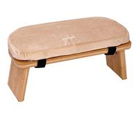 Tabouret de Yoga Ergonomique en Bois Zen Power, Yoga Accessoires, Banc Musculation et Prière pour Les Moments Spirituels, Confortable et Rembourré