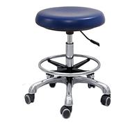 Tabouret dentaire avec accoudoir rotatif à 360 °, hauteur réglable en polyuréthane, pour assistant dentaire et utilisation en salon