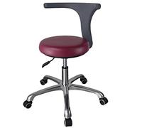 Tabouret dentaire médical avec accoudoir rotatif à 360 degrés - Chaise de dentiste confortable pour médecins et infirmières assistantes - Hauteur réglable et durable