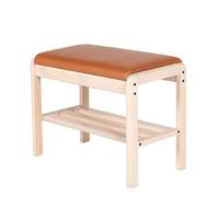 Tabouret D'entrée Chaussure en Bois Tabouret à Langer Porte d'entrée Porche Porte d'entrée Maison étagère à Chaussures Tabouret de Rangement intégré Banc À Chaussures(B,S 45cm)