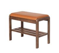 Tabouret D'entrée Chaussure en Bois Tabouret à Langer Porte d'entrée Porche Porte d'entrée Maison étagère à Chaussures Tabouret de Rangement intégré Banc À Chaussures(A,S 45cm)
