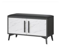 Tabouret D'entrée Tabouret à Langer Porte Maison Armoire à Chaussures on Peut s'asseoir Sac Souple Portant Tabouret à Chaussures Tabouret ménager Simple et Moderne Banc À Chaussures(M 80cm)