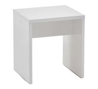 Tabouret Design "Noble" 44cm Blanc Brillant
