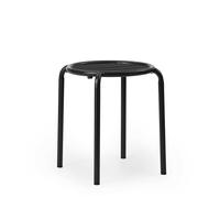 Normann Copenhagen Tabouret de jardin Vig noir LxPxH 41x41x46cm