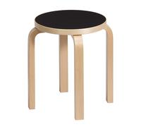 Tabouret E60 structure laqué claire clear lacquered solid birch base