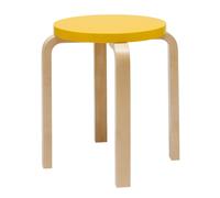 Tabouret E60 structure laqué claire clear lacquered solid birch base