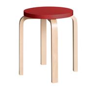 Tabouret E60 structure laqué claire clear lacquered solid birch base