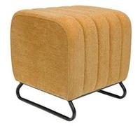 Tabouret Eli jaune - Alma Mater - Jaune - Tissu Jaune G