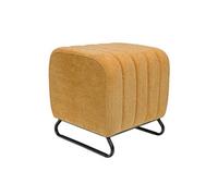 Tabouret Eli jaune - - Jaune - Tissu