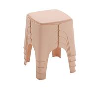 Tabouret Empilable Coloré, Ensemble De 4 Tabourets Ronds Portables en Plastique, Tabouret sans Dossier, Sièges for La Maison, Le Jardin, L'atelier, Le Salon(Color-4)