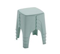 Tabouret Empilable Coloré, Ensemble De 4 Tabourets Ronds Portables en Plastique, Tabouret sans Dossier, Sièges for La Maison, Le Jardin, L'atelier, Le Salon(Color-2)