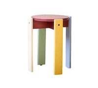 Tabouret Empilable Robuste, Tabourets Gigognes Portables, Tabouret sans Dossier, Idéal for La Maison, Le Jardin, L'atelier, Le Salon Et Le Balcon(Color-3)