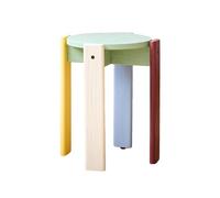 Tabouret Empilable Robuste, Tabourets Gigognes Portables, Tabouret sans Dossier, Idéal for La Maison, Le Jardin, L'atelier, Le Salon Et Le Balcon(Color-5)
