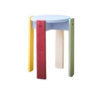Tabouret Empilable Robuste, Tabourets Gigognes Portables, Tabouret sans Dossier, Idéal for La Maison, Le Jardin, L'atelier, Le Salon Et Le Balcon(Color-4)