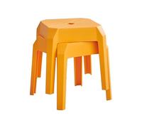Tabouret Empilable,Tabourets Empilables Carrés Portables en Plastique,Tabouret sans Dossier,Sièges for La Maison,Le Jardin,La Salle De Travail,Le Salon Et Le Balcon(Color-7,2 Piece:31x31x35cm)