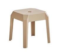 Tabouret Empilable,Tabourets Empilables Carrés Portables en Plastique,Tabouret sans Dossier,Sièges for La Maison,Le Jardin,La Salle De Travail,Le Salon Et Le Balcon(Color-1,1 Piece:31x31x30cm)