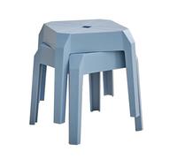 Tabouret Empilable,Tabourets Empilables Carrés Portables en Plastique,Tabouret sans Dossier,Sièges for La Maison,Le Jardin,La Salle De Travail,Le Salon Et Le Balcon(Color-5,2 Piece:31x31x35cm)