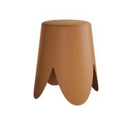 Tabouret Empilable,Tabourets Empilables Ronds Portables en Plastique,Tabouret sans Dossier,Sièges for La Maison,Le Jardin,La Salle De Travail,Le Salon Et Le Balcon(Color-2,1 Piece:40x40x46cm)