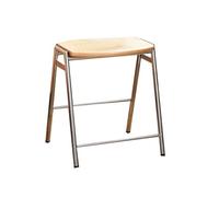 Tabouret Empilable, Tabourets Gigognes Portables, Tabouret en Acier Inoxydable sans Dossier, Idéal for La Maison, Le Jardin, L'atelier, Le Salon Et Le Balcon(Color-1)
