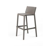 Tabouret de Jardin 4 Pieds Empilable Sans Accoudoirs Nardi Trill Stool 40350.10.000 Tortora
