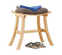 Tabouret en bambou repose-pieds design léger tabouret design banc en bambou