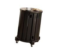 Tabouret en bois 4 en 1, table d'appoint mobile sans assemblage, durable pour chambre, salon et bar