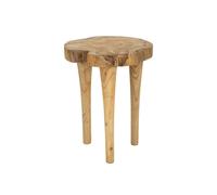 Tabouret en Bois "Kursis" 45cm Naturel