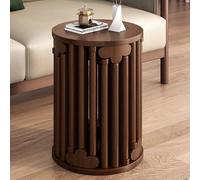 Tabouret en bois massif avec roulettes, table d'appoint empilable, multifonctionnel pour chambre à coucher et salon