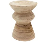 Tabouret en bois paulownia Pion naturel