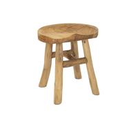Tabouret en Bois "Selle" 42cm Naturel