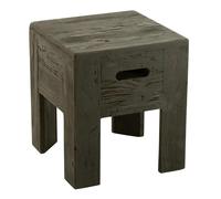 Tabouret en Bois "Will" 40cm Noir