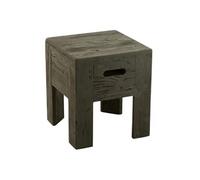 Tabouret en Bois "Will" 40cm Noir