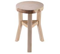 IDIMEX Tabouret en Bois ZAHORA Petit Tabouret Rond de décoration, Coloris Naturel