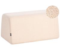 Tabouret en Boucle Rembourré Beige Sinclair