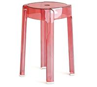 Tabouret en Cristal De Style Nordique, Tabouret Moderne Minimaliste, Transparent Et Coloré, Tabouret Bas pour Se Changer dans La Salle De Bain Ou La Maison(Pink/A)