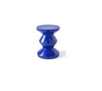 Tabouret en fibre de verre bleu foncé Zig zag
