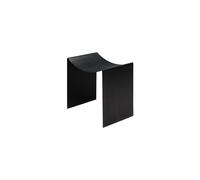 Tabouret en métal noir, rectangulaire, uni - Chehoma, Maniak - 51x36x52 cm